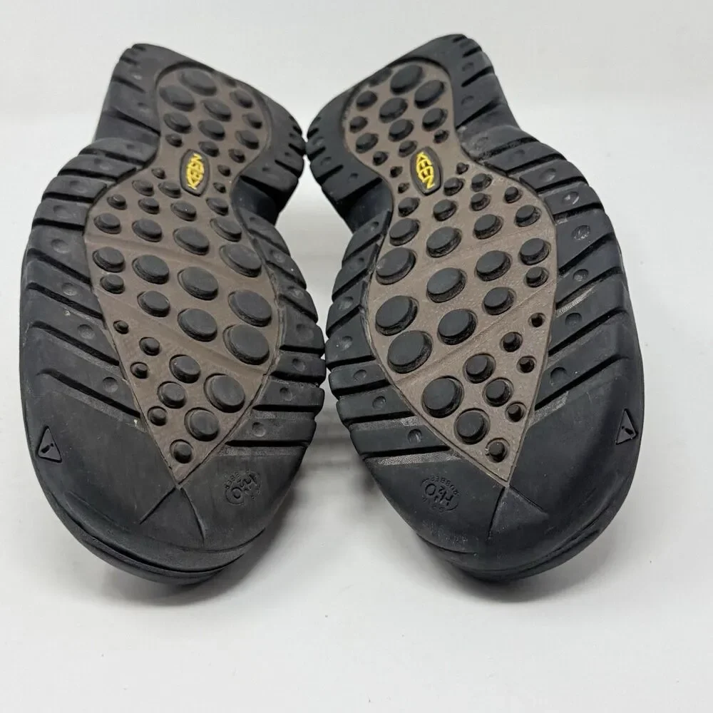 Keen Fisherman Sandals Mens 12 Brown Leather Buckle Strap Closed Toe Hiking